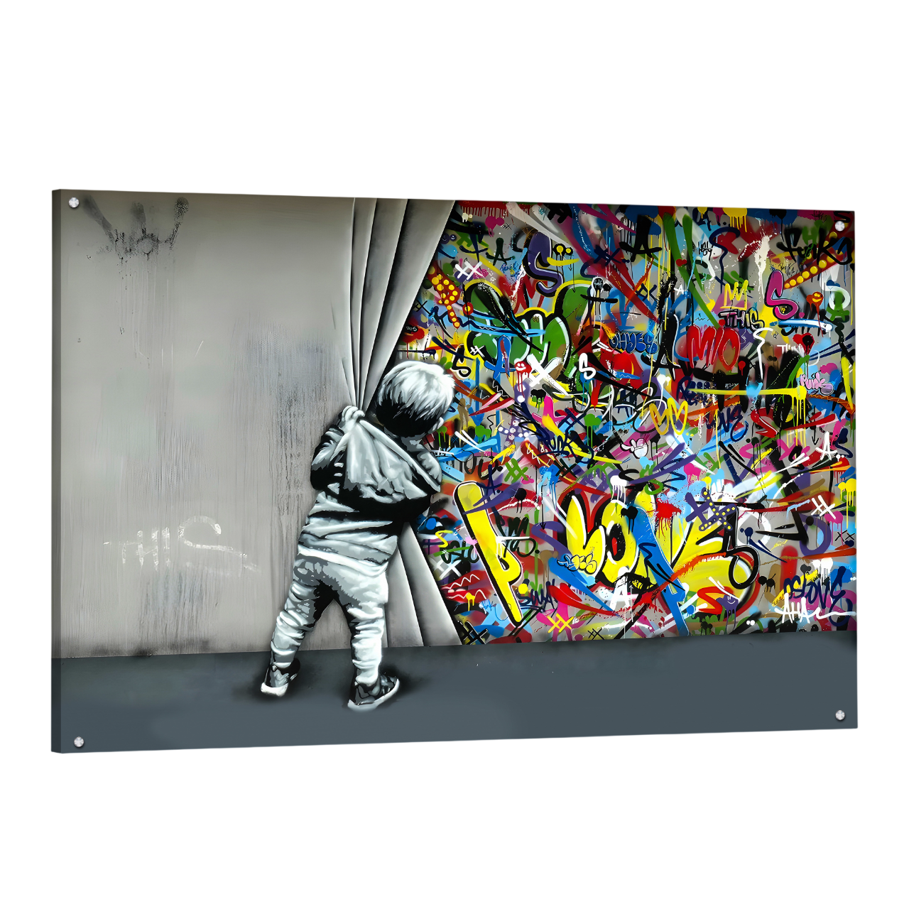 Tableau Street Art Original - La Maison Du Tableau