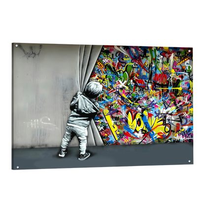 Tableau Street Art Original - La Maison Du Tableau