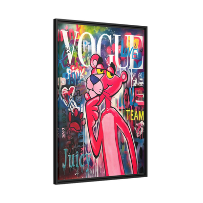 Tableau Street Art Panthère Rose - La Maison Du Tableau