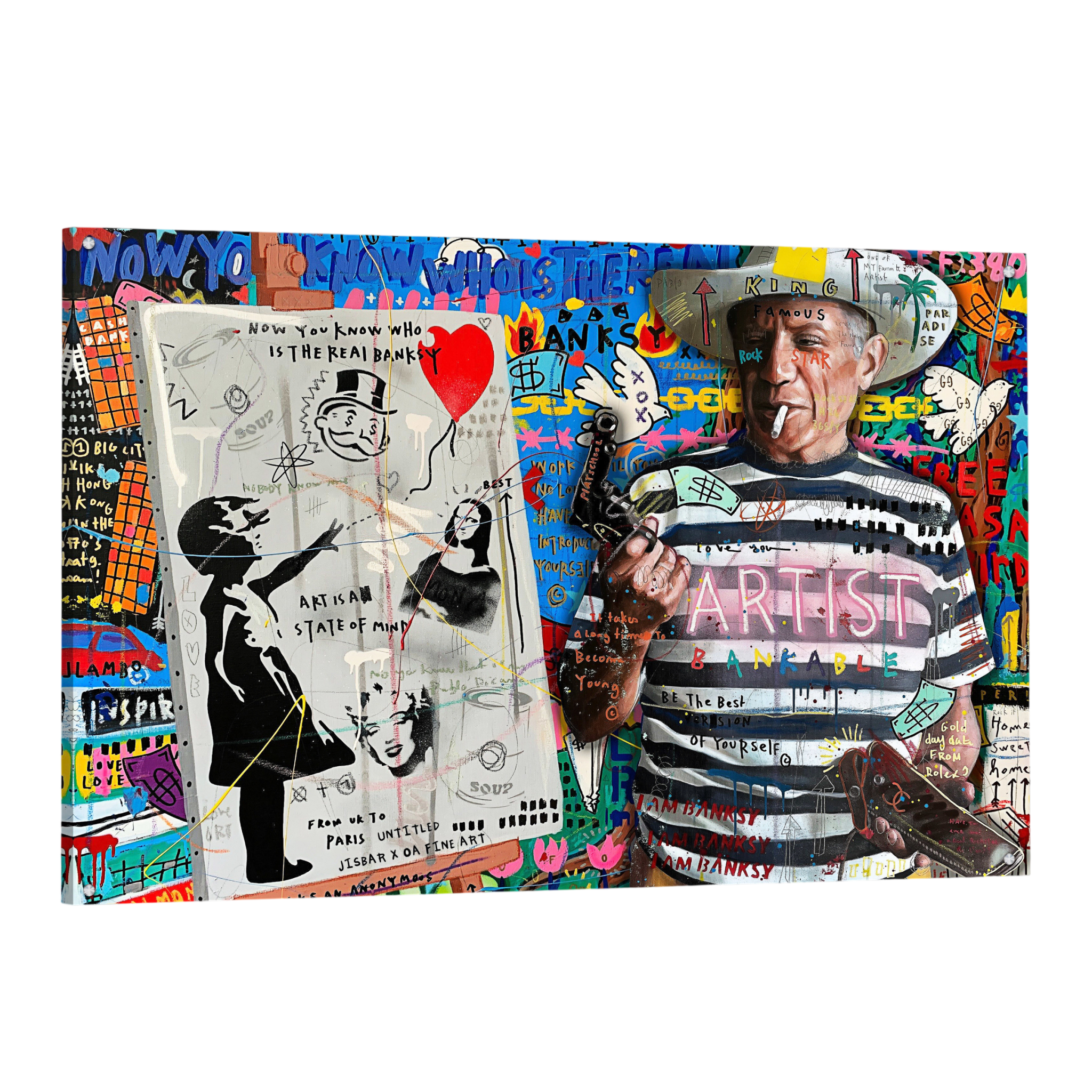 Tableau Street Art Picasso - La Maison Du Tableau