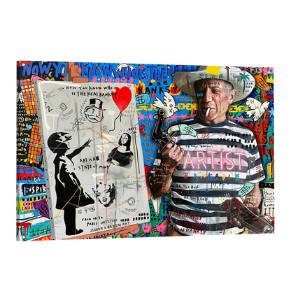 Tableau Street Art Picasso - La Maison Du Tableau