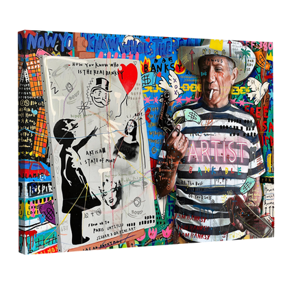 Tableau Street Art Picasso - La Maison Du Tableau