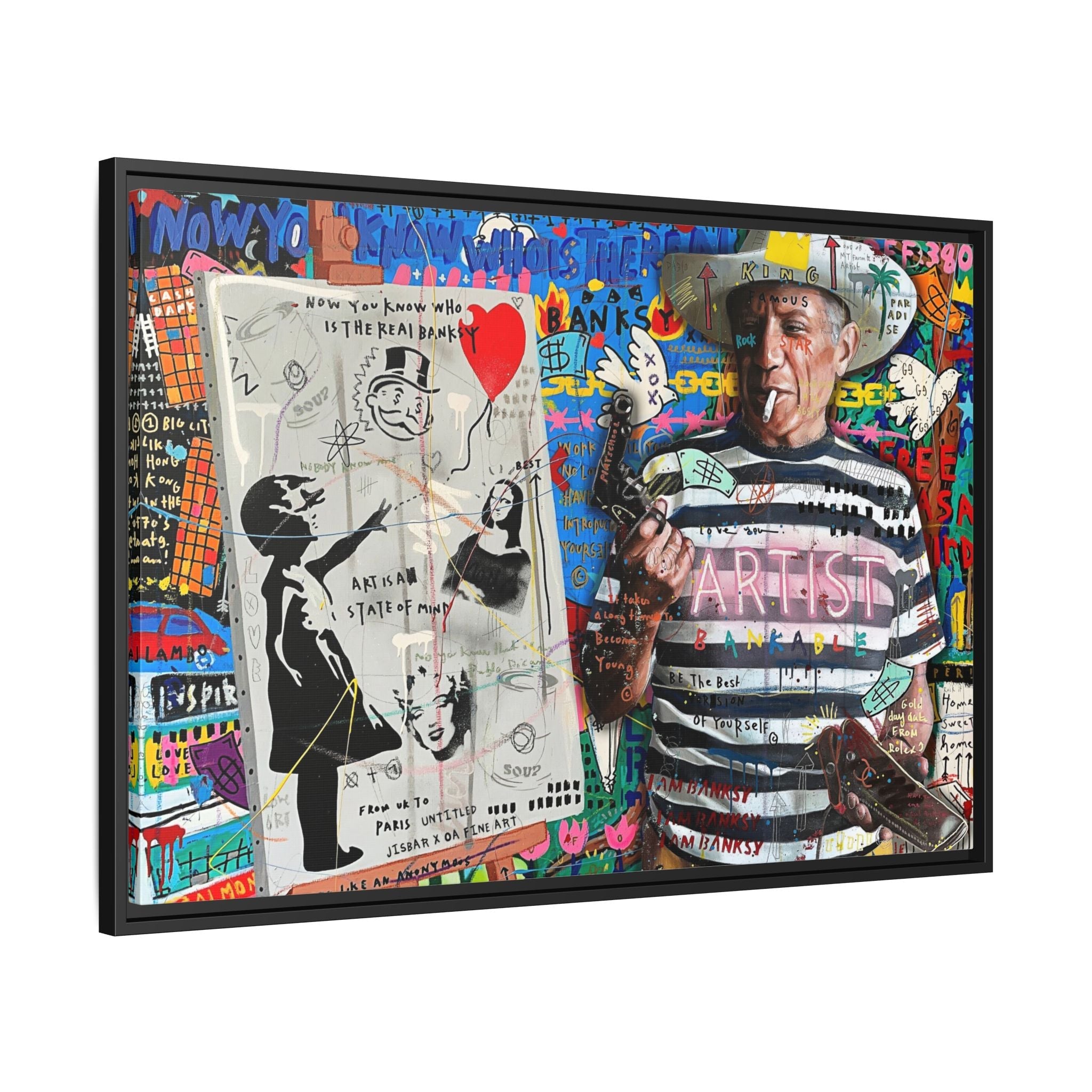 Tableau Street Art Picasso - La Maison Du Tableau