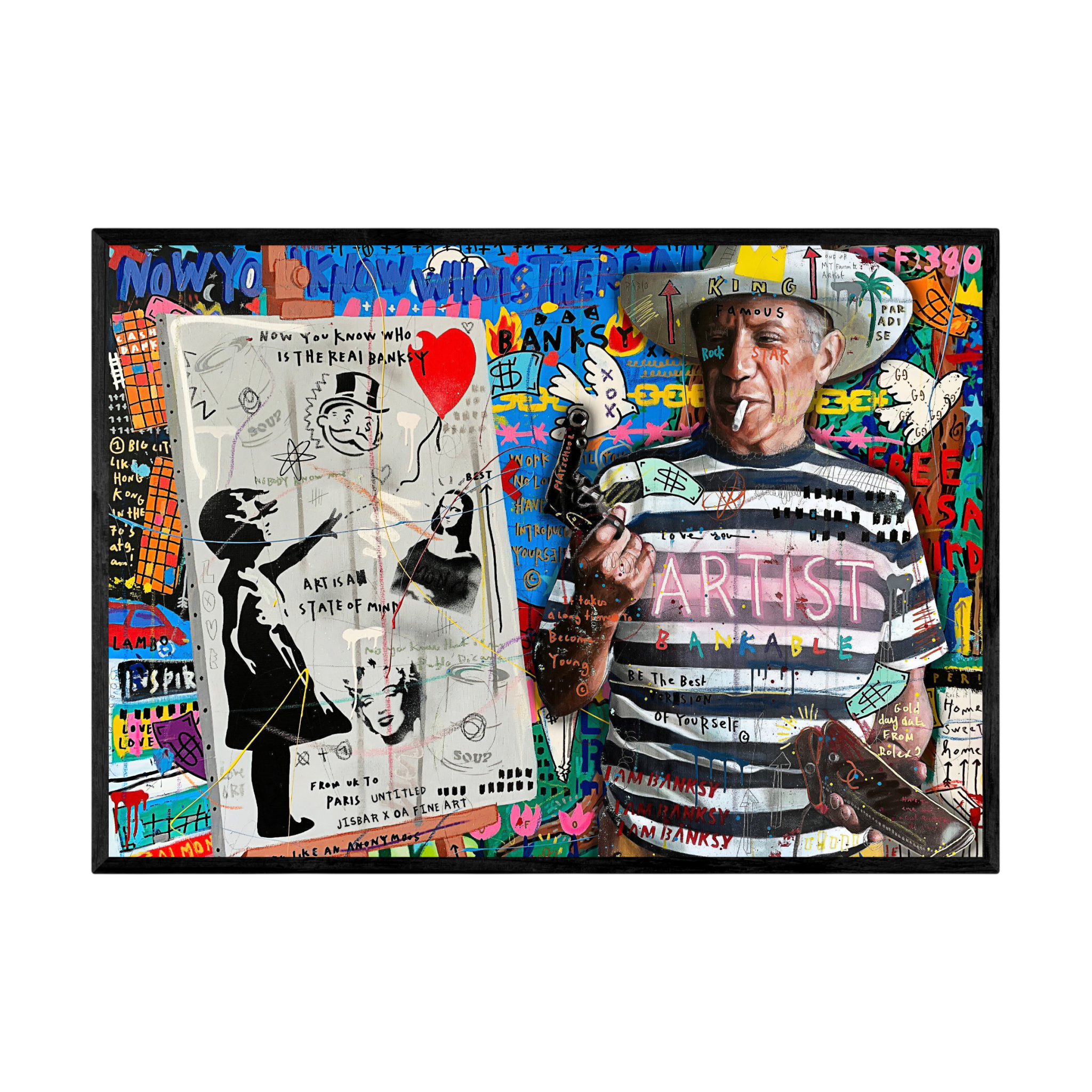 Tableau Street Art Picasso - La Maison Du Tableau