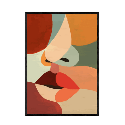 Tableau Visage Abstrait - La Maison Du Tableau