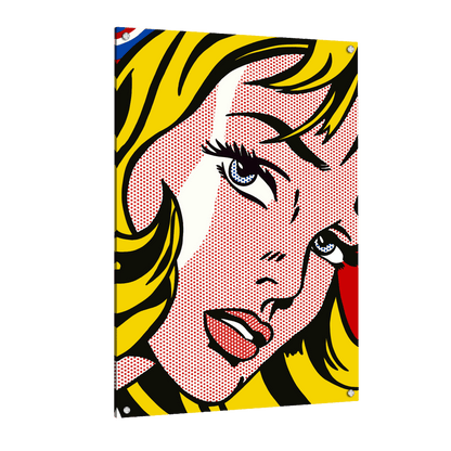 Tableau Visage Femme Pop Art - La Maison Du Tableau