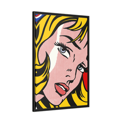 Tableau Visage Femme Pop Art - La Maison Du Tableau