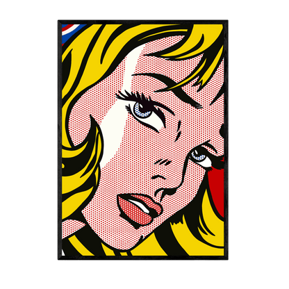 Tableau Visage Femme Pop Art - La Maison Du Tableau