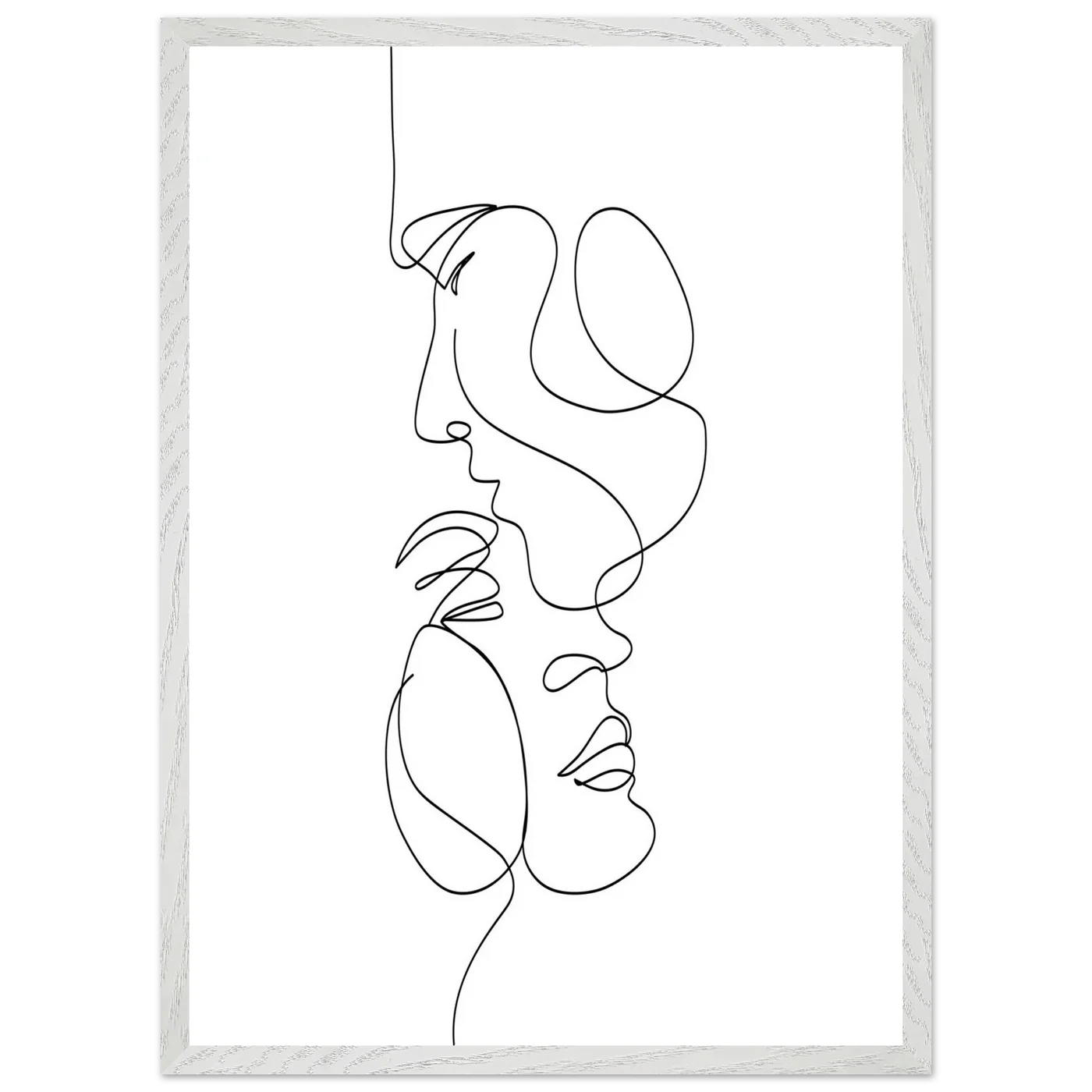 Tableau Visage Minimaliste - La Maison Du Tableau