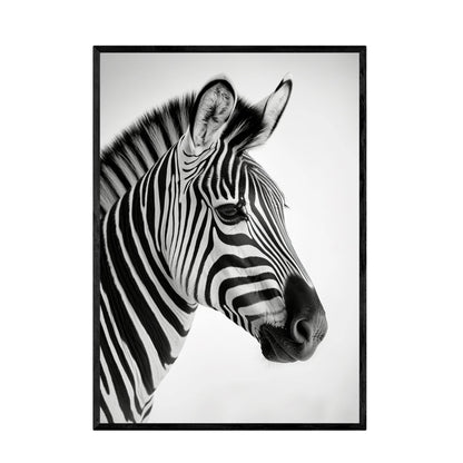 Tableau Zèbre Noir et Blanc - La Maison Du Tableau